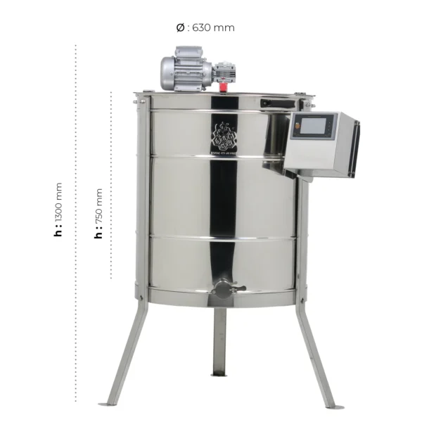 4 Çərçivəli Motorlu Bal Süzmə Maşını Tam Avtomatik Toxunma Ekranlı Dönən Səbətli